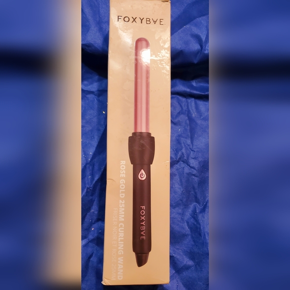 foxybae rose gold 25mm curling wand